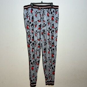 Disney Womens Mickey Mouse Graphic Pajama Pants Size XXL